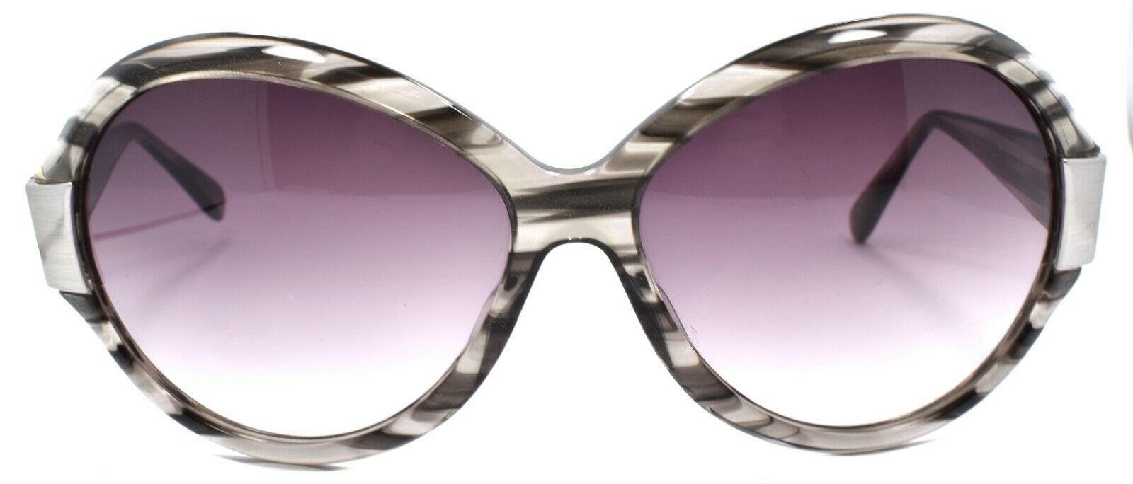 2-Oliver Peoples Harlot SG Women's Sunglasses Striped Gray / Purple Gradient-Does not apply-IKSpecs