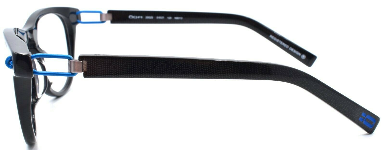 3-OGA by Morel 2952S NB010 Eyeglasses Frames Asian Fit 51-21-125 Black-3604770890167-IKSpecs