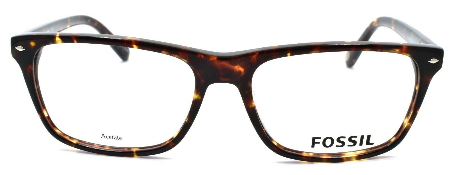 2-Fossil FOS 6086 TLF Men's Eyeglasses Frames 55-17-145 Havana Brown-762753678850-IKSpecs