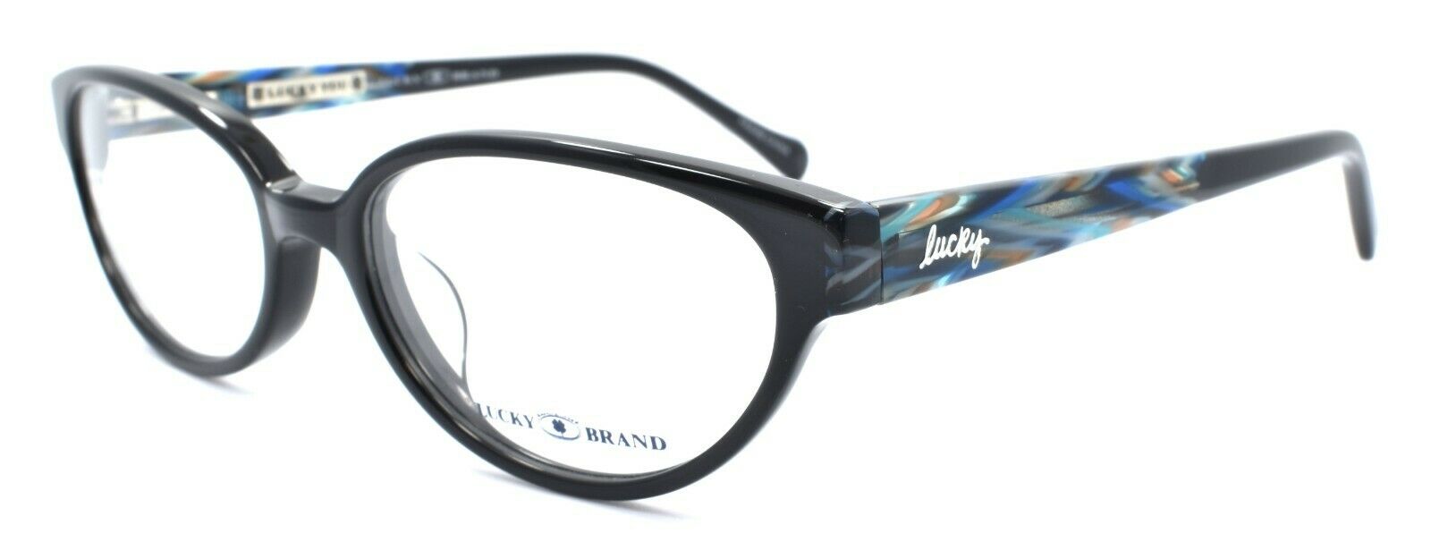 1-LUCKY BRAND Sunrise UF Women's Eyeglasses Frames 52-17-140 Black + CASE-751286256604-IKSpecs