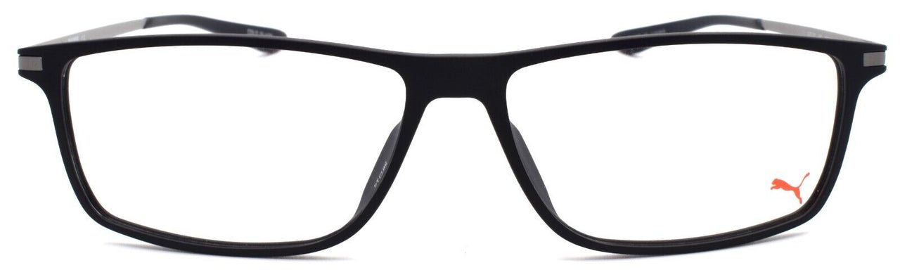 2-PUMA PU0115O 005 Men's Eyeglasses Frames 56-14-145 Matte Black / Silver-889652063720-IKSpecs