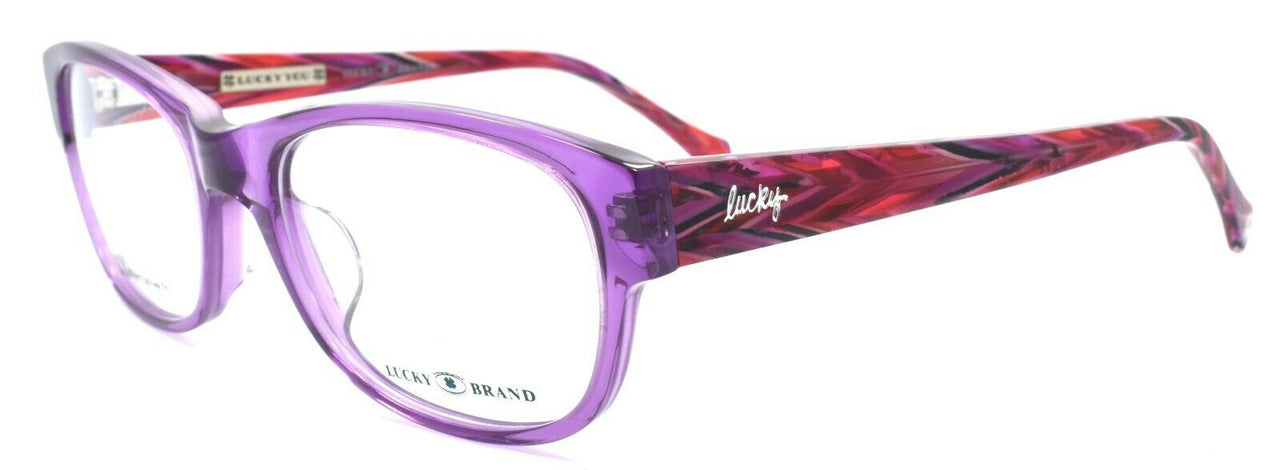 1-LUCKY BRAND PCH AF Women's Eyeglasses Frames 52-18-140 Plum + CASE-751286237344-IKSpecs