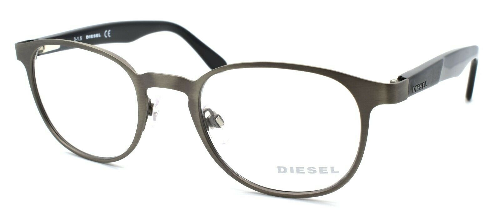 1-Diesel DL5169 009 Men's Eyeglasses Frames 49-21-145 Matte Gunmetal / Black-664689709380-IKSpecs
