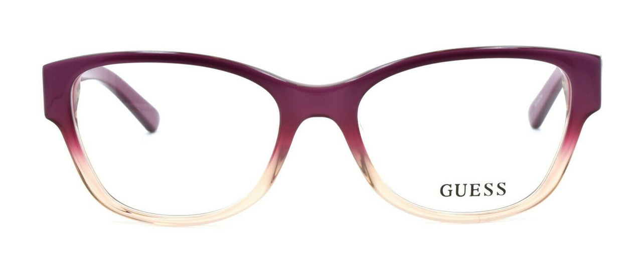 2-GUESS GU2383 PUR Women's Plastic Eyeglasses Frames 52-17-135 Purple + CASE-715583765771-IKSpecs