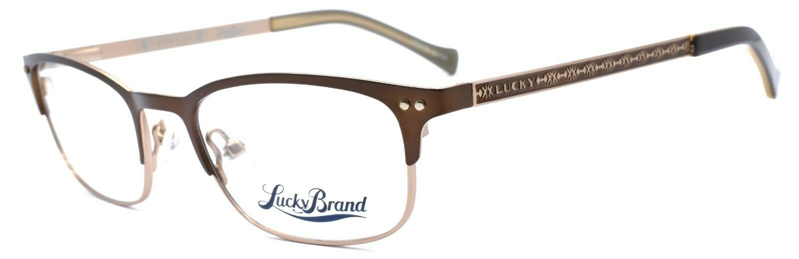 1-LUCKY BRAND Smarty Kids Eyeglasses Frames 45-17-130 Brown-751286246247-IKSpecs