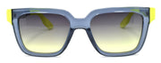 2-McQ Alexander McQueen MQ0014S 002 Unisex Sunglasses Grey & Yellow / Gradient-889652001982-IKSpecs