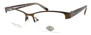 1-Harley Davidson HD0545 046 Women's Eyeglasses Frames Half-rim 54-16-135 Brown-664689969180-IKSpecs
