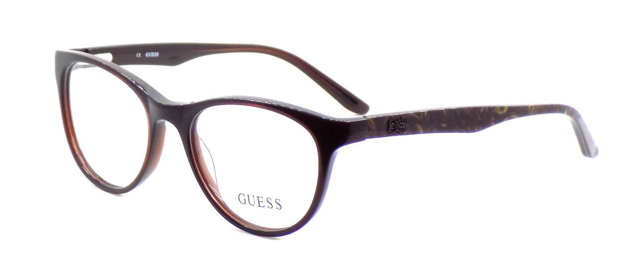 1-GUESS GU2416 BRN Women's Eyeglasses Frames Cat-eye 50-17-135 Brown + Case-715583960152-IKSpecs