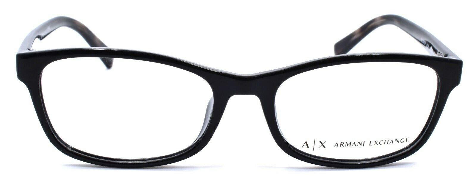 2-Armani Exchange AX3043F 8225 Women's Eyeglasses Frames 55-17-140 Shiny Black-8053672749922-IKSpecs