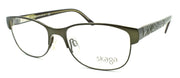 1-Skaga 3858 Sofia 5301 Women's Eyeglasses 50-16-135 Olive Green-IKSpecs