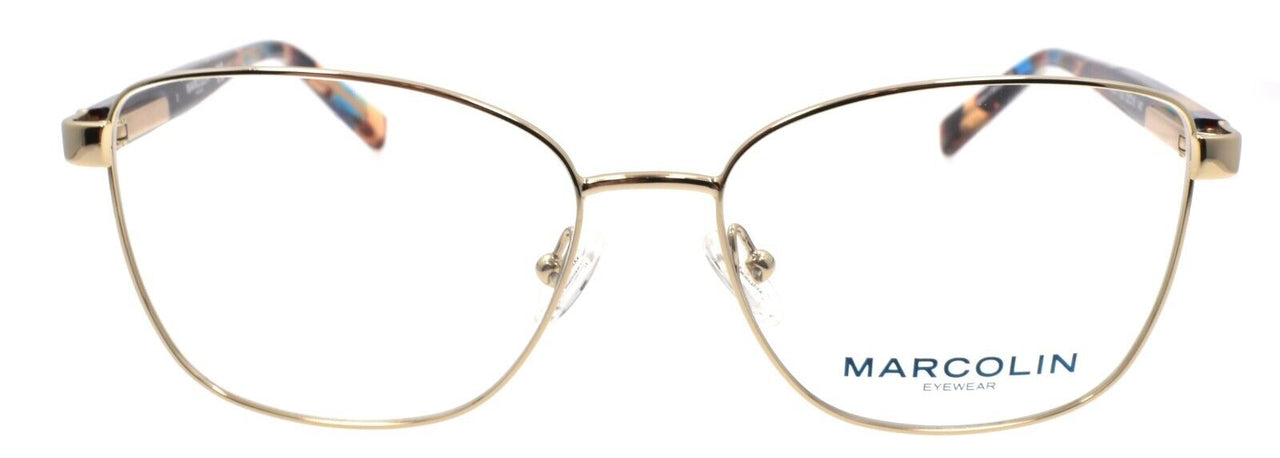 Marcolin MA5031 032 Women's Eyeglasses Frames 52-15-140 Pale Gold