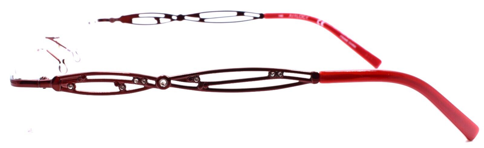 3-Airlock Enchantment 204 604 Eyeglasses Frames Burgundy 18-135 CHASSIS ONLY READ-886895381123-IKSpecs