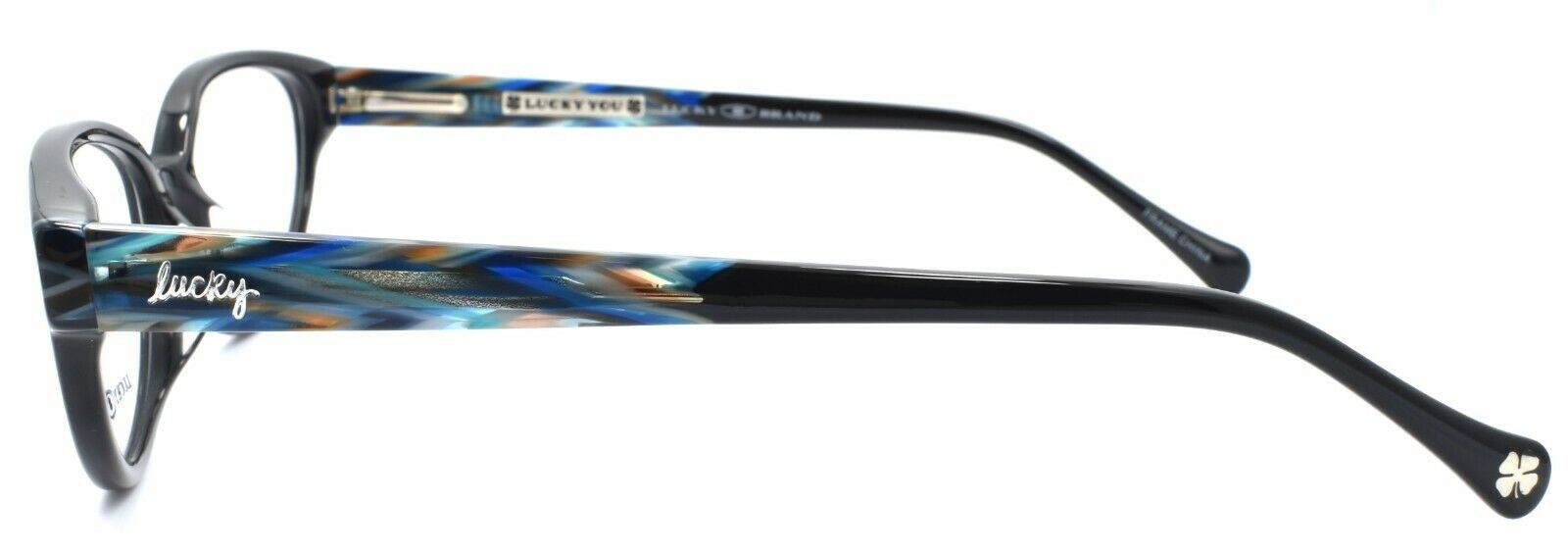 3-LUCKY BRAND Sunrise UF Women's Eyeglasses Frames 52-17-140 Black + CASE-751286256604-IKSpecs