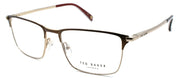 1-Ted Baker Amos 4241 104 Men's Eyeglasses Frames 53-17-145 Brown / Gold-4894327119134-IKSpecs