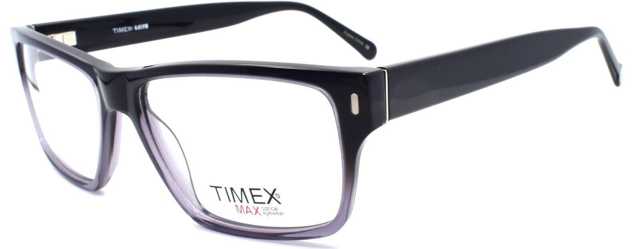 1-Timex 4:41 PM Men's Eyeglasses Frames LARGE 60-16-155 Black-715317151047-IKSpecs