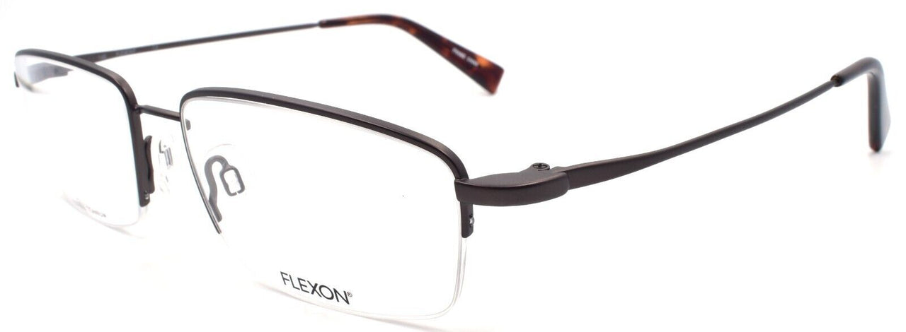 2-Flexon FLX 908 MAG 033 Men's Eyeglasses Gunmetal 55-18-145 + Clip On Sunglasses-883900204149-IKSpecs