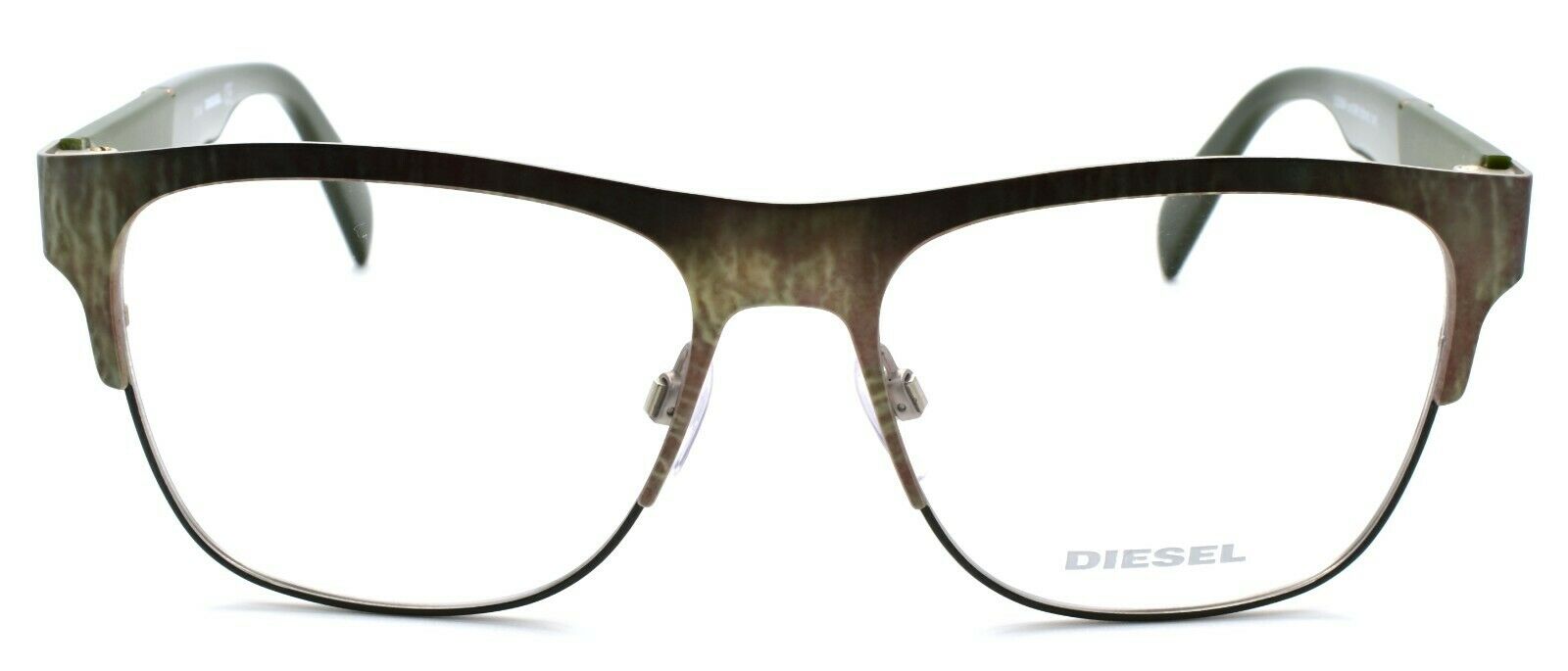 2-Diesel DL5094 098 Men's Eyeglasses Frames 55-16-145 Tarnished Green-664689632565-IKSpecs