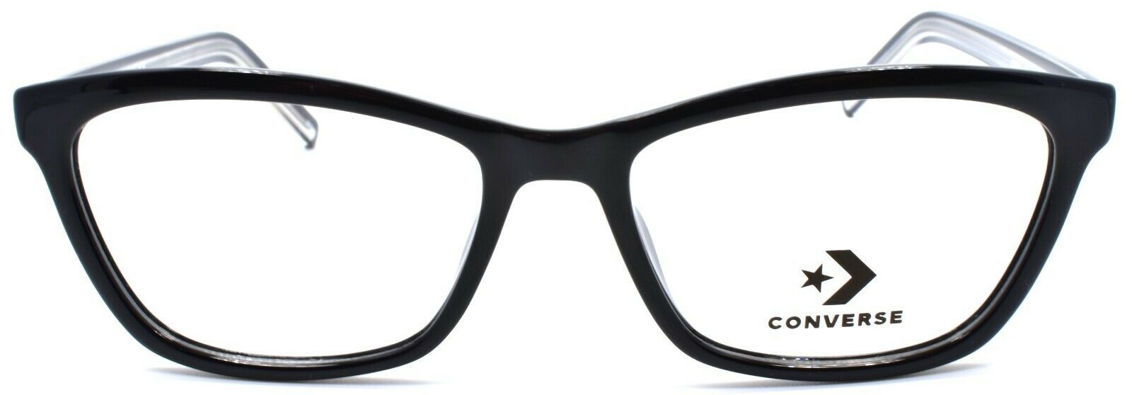 2-CONVERSE CV5014 001 Women's Eyeglasses Frames Cat Eye 53-16-140 Black-886895511292-IKSpecs