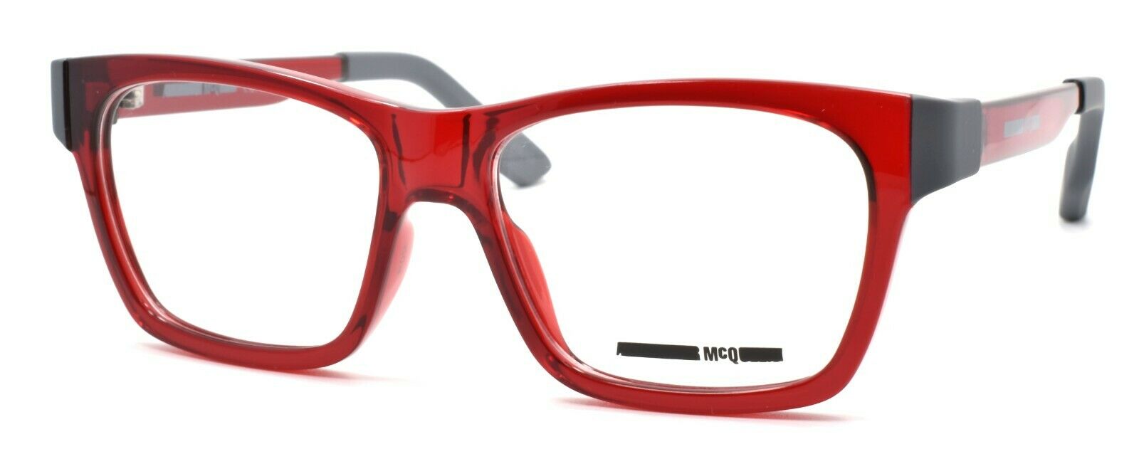 1-McQ Alexander McQueen MQ0015O 004 Women's Eyeglasses 52-16-140 Transparent Red-889652002408-IKSpecs
