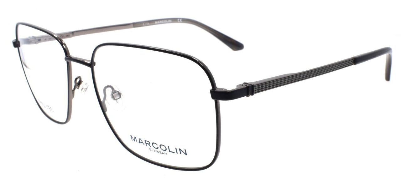 Marcolin MA3025 002 Men's Eyeglasses Frames Large 59-17-150 Matte Black