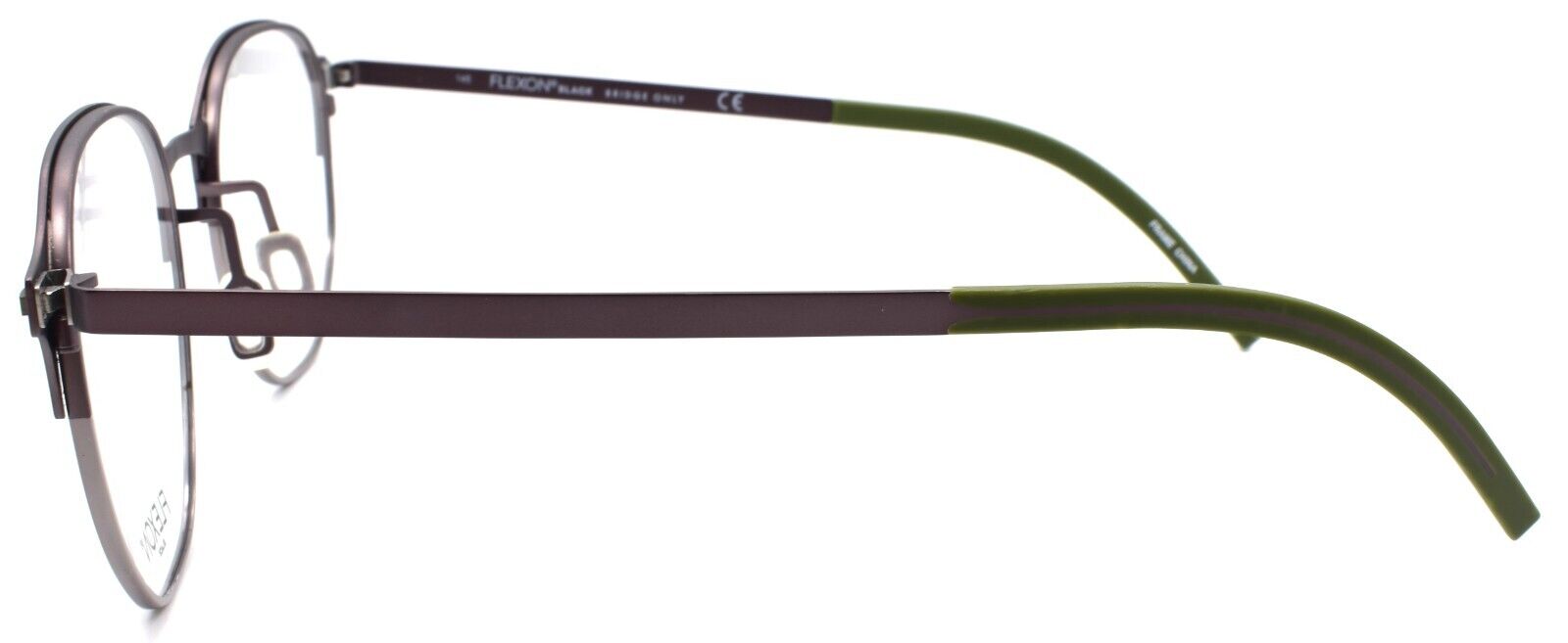 3-Flexon B2032 033 Men's Eyeglasses Gunmetal 52-20-145 Flexible Titanium-883900205221-IKSpecs