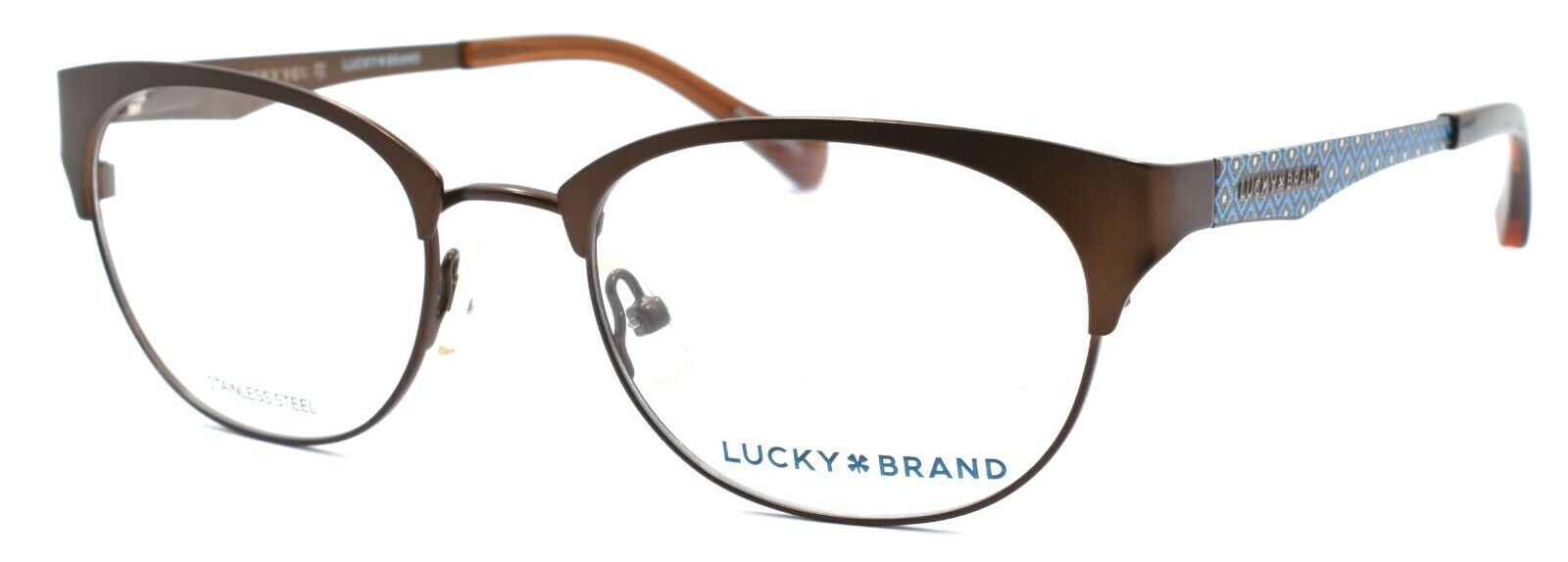 1-LUCKY BRAND D103 Women's Eyeglasses Frames 50-18-135 Brown + CASE-751286281712-IKSpecs