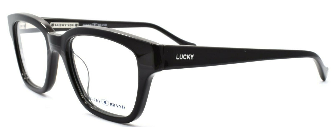 1-LUCKY BRAND Venturer UF Men's Eyeglasses Frames 50-19-145 Black + CASE-751286249279-IKSpecs