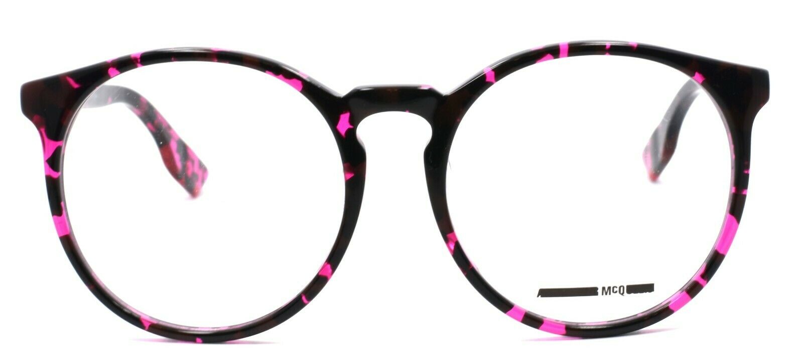 2-McQ Alexander McQueen MQ0040OA 004 Women's Eyeglasses Round 53-17-145 Pink-889652032481-IKSpecs