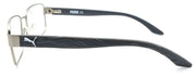 3-PUMA PU0025O 007 Men's Eyeglasses Frames 56-20-140 Silver / Gray-889652004020-IKSpecs