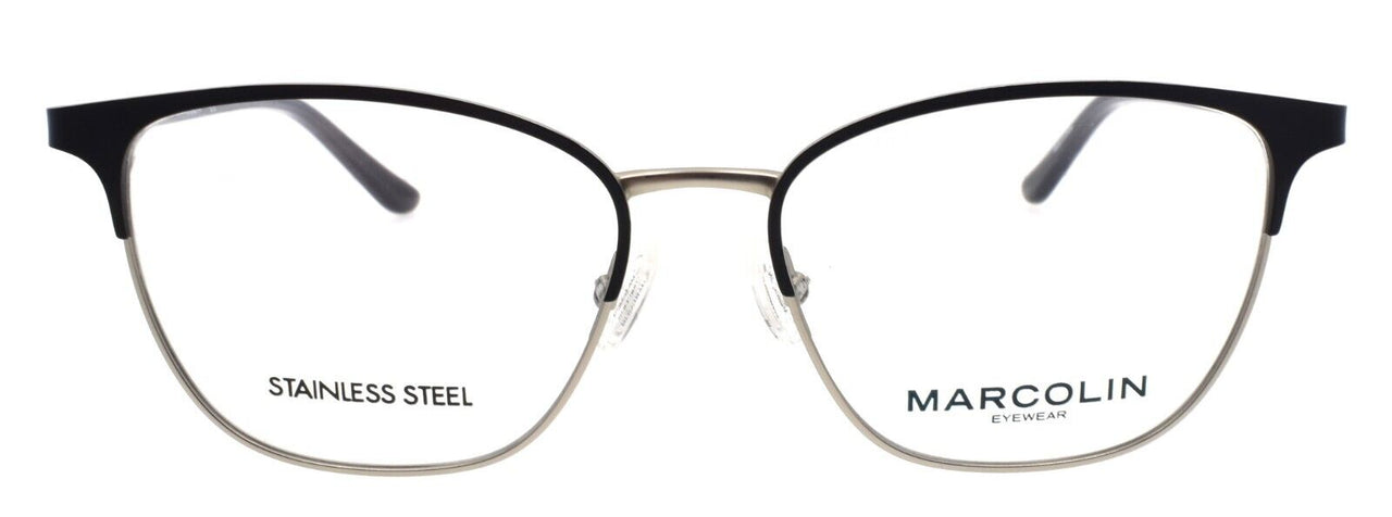 Marcolin MA5023 002 Women's Eyeglasses Frames 53-16-140 Matte Black