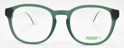 2-PUMA PU0043OA 010 Unisex Eyeglasses Frames 53-20-140 Green w/ Suede + CASE-889652015255-IKSpecs