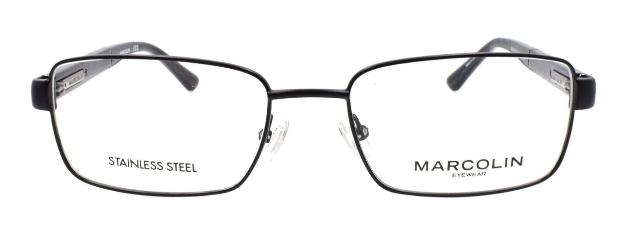 Marcolin MA3015 002 Men's Eyeglasses Frames 54-18-145 Matte Black