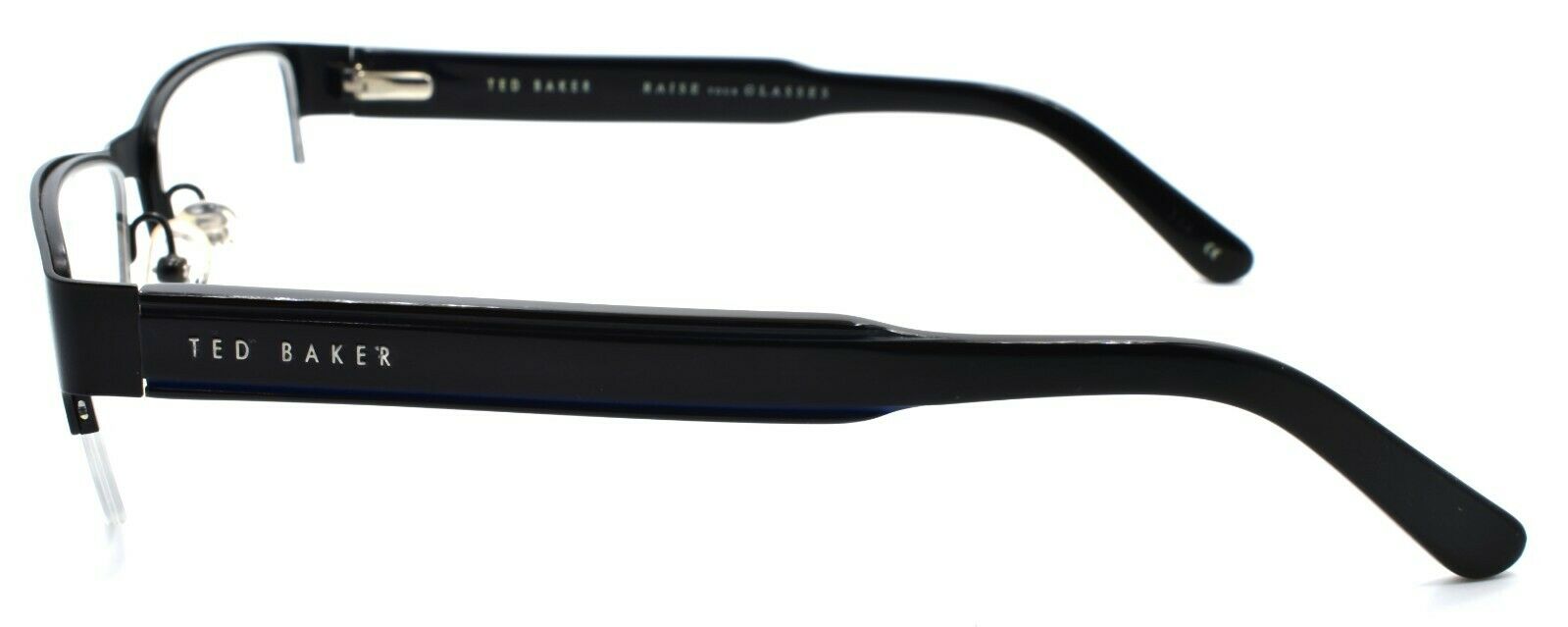 3-Ted Baker Capital 4213 001 Men's Eyeglasses Frames Half-rim 52-17-140 Black-4894327031702-IKSpecs