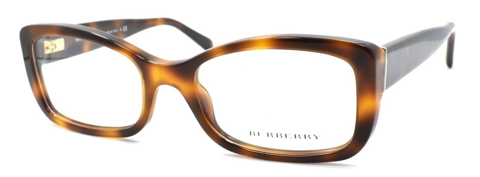 1-Burberry B 2130 3316 Women's Eyeglasses Frames 51-18-135 Brown Tortoise ITALY-713132575635-IKSpecs