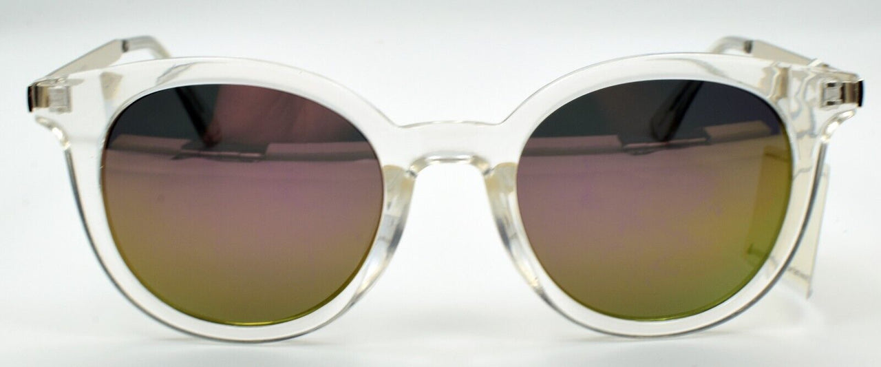OSCAR By Oscar De La Renta OSS1289 971 Women's Sunglasses Clear Crystal Mirrored