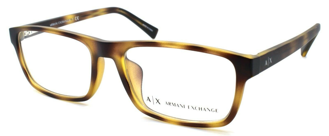 Armani Exchange AX3046F 8231 Men's Eyeglasses Frames 54-18-140 Matte Havana