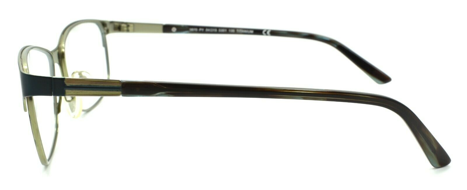 3-Skaga 3870 Py 5301 Women's Eyeglasses Frames TITANIUM 54-15-135 Green-IKSpecs