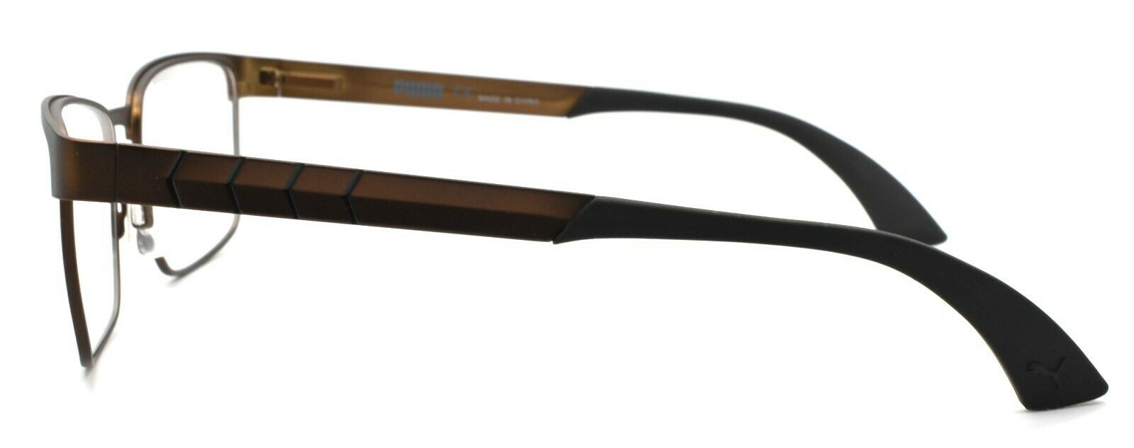3-PUMA PU0050O 002 Men's Eyeglasses Frames 55-17-140 Brown + CASE-889652015781-IKSpecs