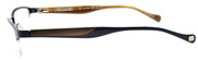 3-LUCKY BRAND Cruiser Men's Eyeglasses Frames Half-rim 51-19-140 Blue + CASE-751286222845-IKSpecs