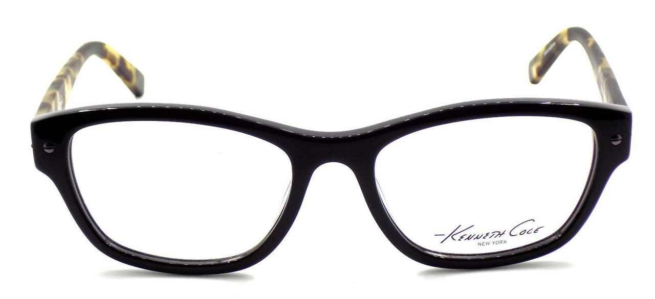 2-Kenneth Cole NY KC0244 001 Women's Eyeglasses 52-17-135 Shiny Black + CASE-664689815531-IKSpecs