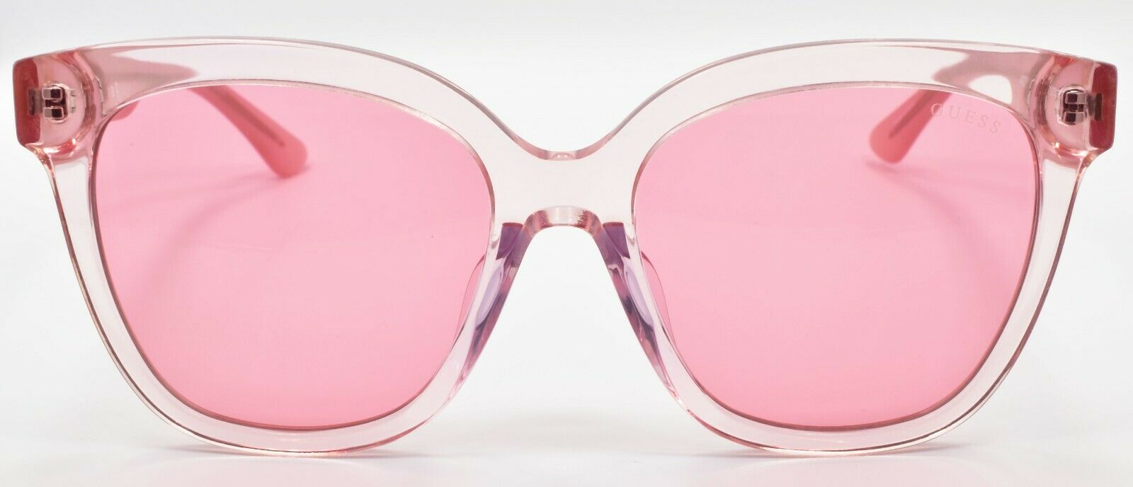 2-GUESS GU7612-F 74S Women's Sunglasses 55-18-145 Crystal Pink / Bordeaux-889214056474-IKSpecs