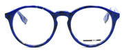 2-McQ Alexander McQueen MQ0039OA 004 Unisex Eyeglasses Frames Round 50-19-150 Blue-889652032566-IKSpecs