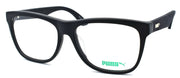 1-PUMA PU0044OA 001 Unisex Eyeglasses Frames 56-16-140 Black w/ Suede-889652015347-IKSpecs