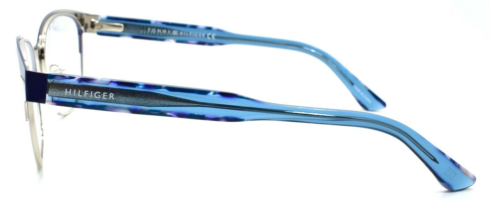 3-TOMMY HILFIGER TH 1388 QQU Women's Eyeglasses Frames 52-18-140 Blue-762753978004-IKSpecs