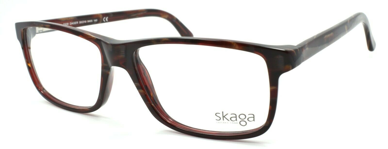 1-Skaga 2508 Dager 9405 Men's Eyeglasses Frames 56-16-140 Brown-IKSpecs