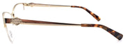 3-Harley Davidson HD0556 032 Women's Eyeglasses Half-rim 54-15-140 Pale Gold-889214243058-IKSpecs