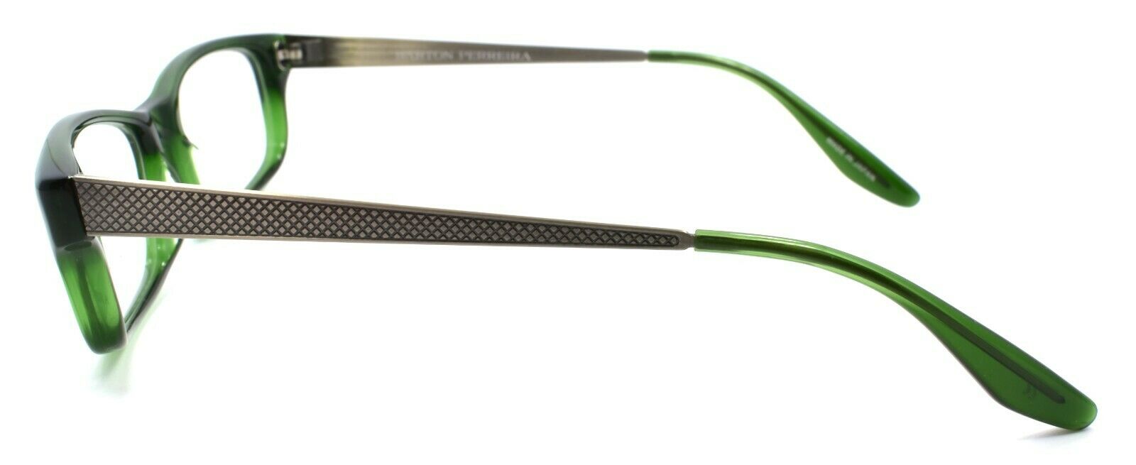 3-Barton Perreira Nickelas Men's Eyeglasses Frames 53-16-145 Hunter Green / Pewter-672263039044-IKSpecs