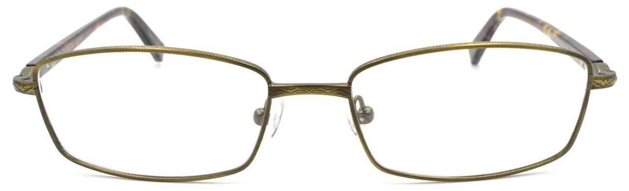 2-John Varvatos V150 Men's Eyeglasses Frames Titanium 53-17-145 Antique Gold Japan-751286268041-IKSpecs