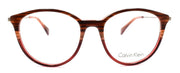 2-Calvin Klein CK5928 203 Women's Eyeglasses Frames 50-17-135 Striped Brown Rose-750779095690-IKSpecs