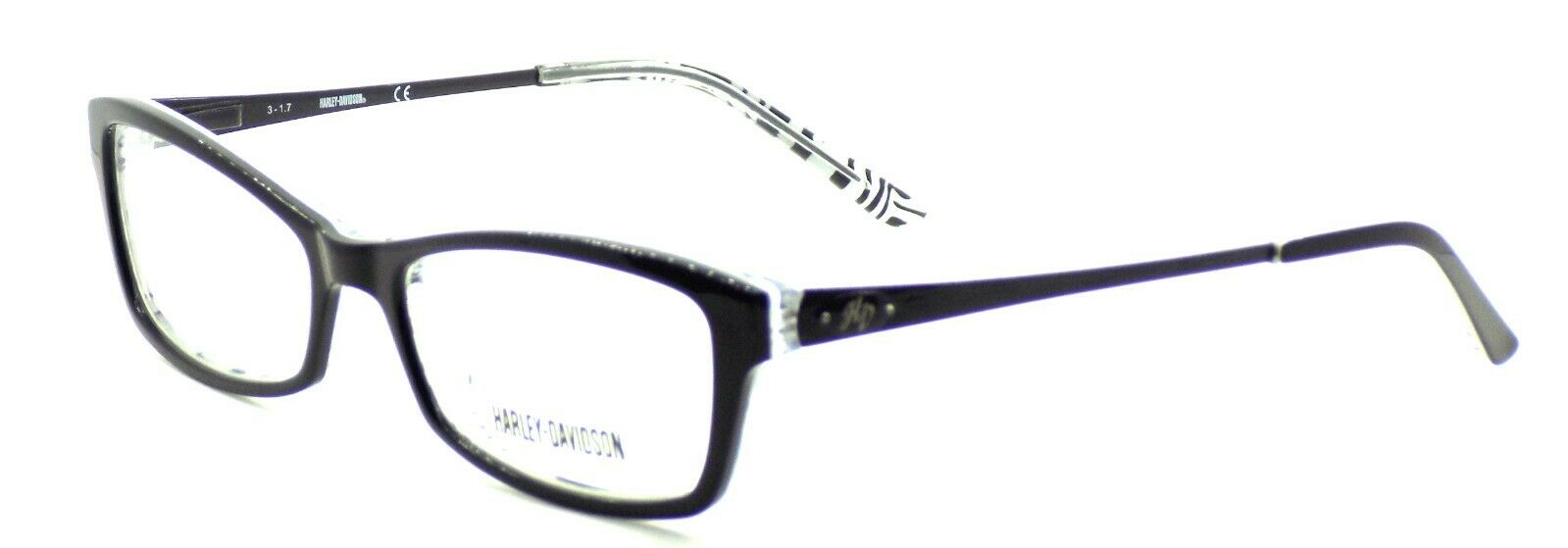 1-Harley Davidson HD509 BLK Women's Eyeglasses Frames 52-16-135 Black-715583605251-IKSpecs
